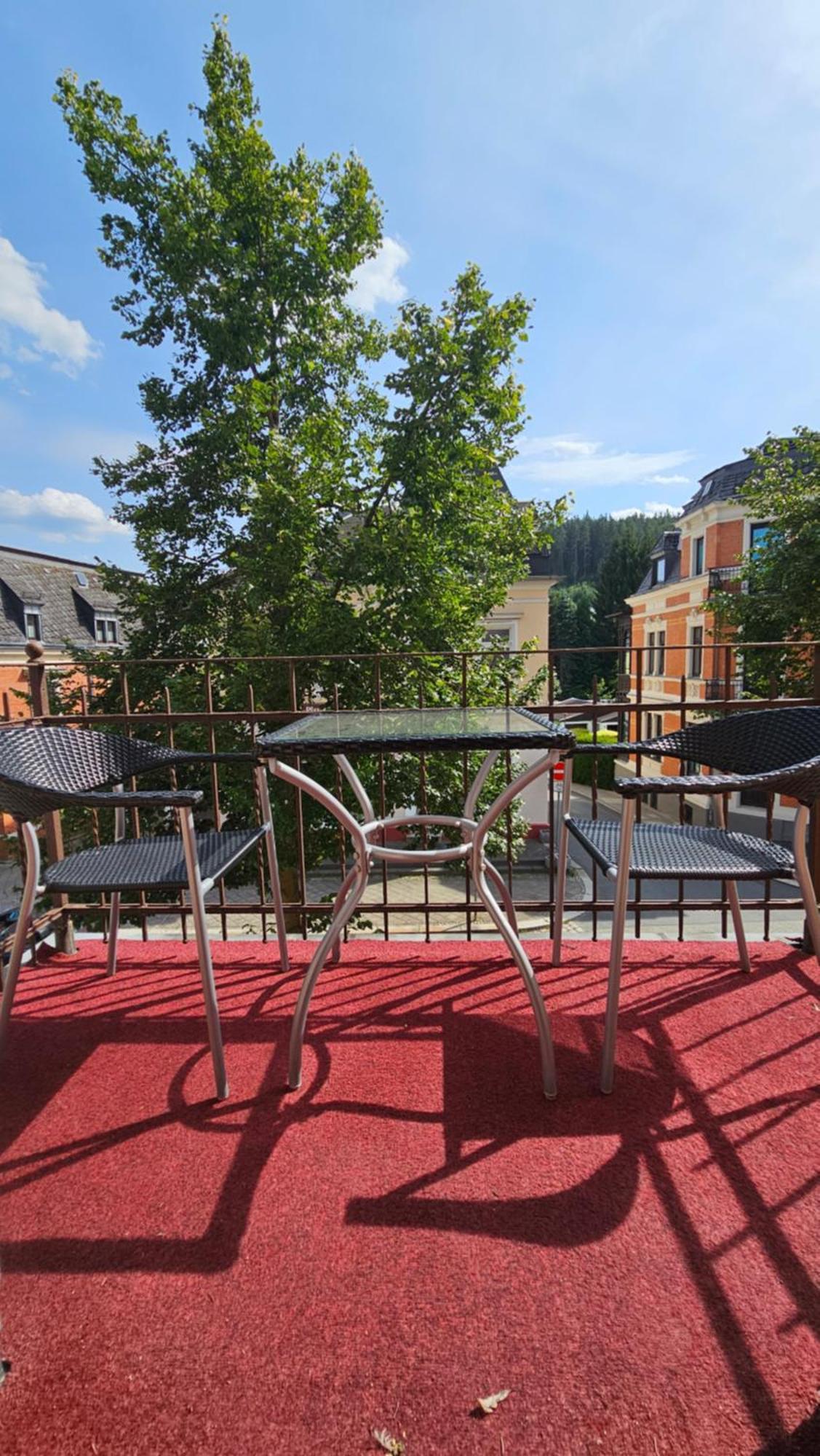 Pension Weisse Rose, Parkplatz, Fruehstueck, Wlan, Zentral Bad Elster Esterno foto