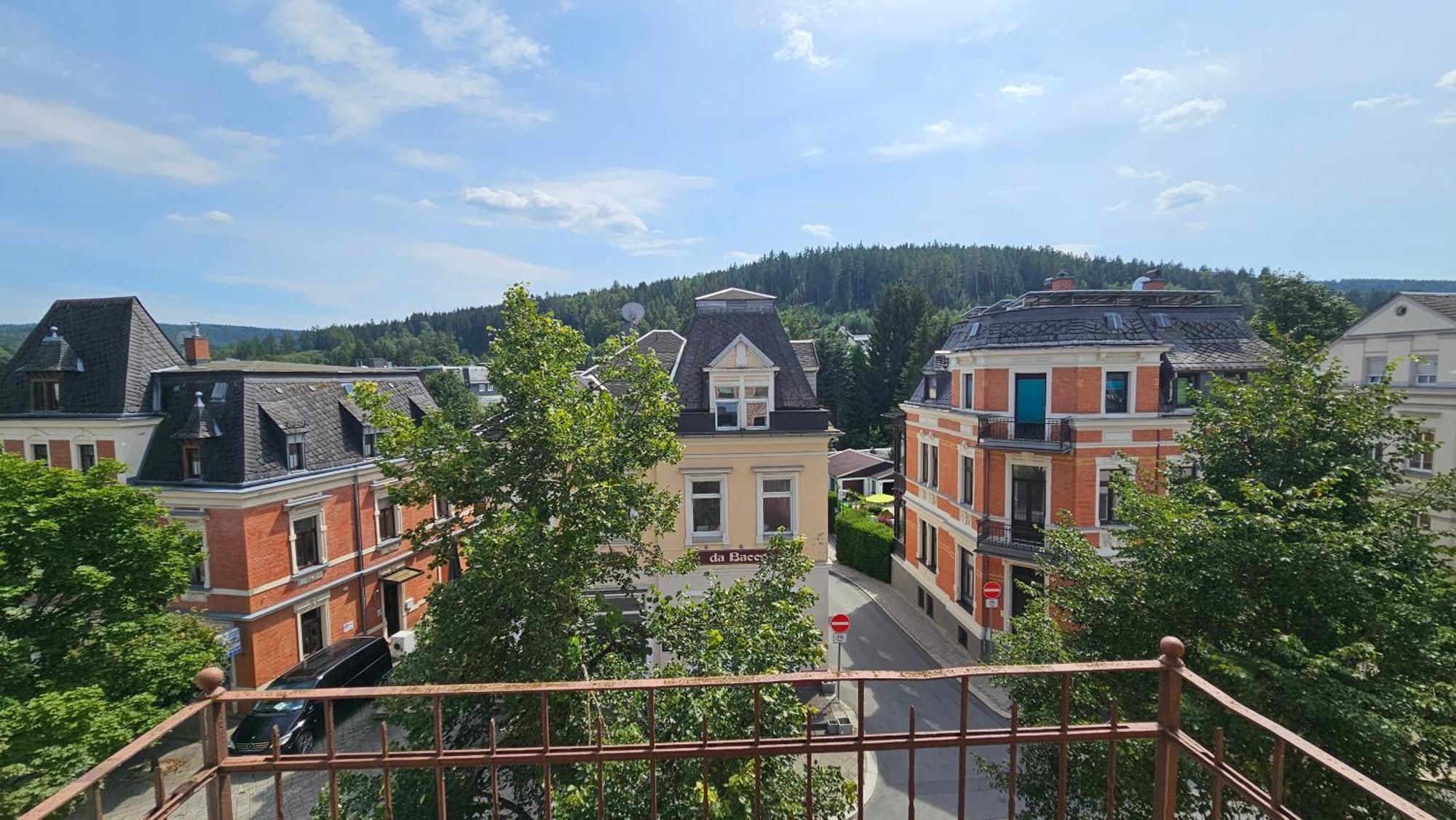 Pension Weisse Rose, Parkplatz, Fruehstueck, Wlan, Zentral Bad Elster Esterno foto