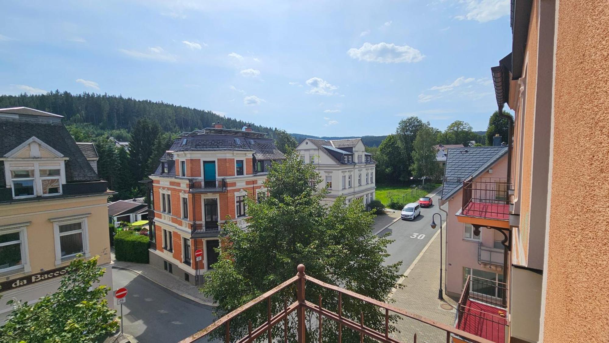 Pension Weisse Rose, Parkplatz, Fruehstueck, Wlan, Zentral Bad Elster Esterno foto